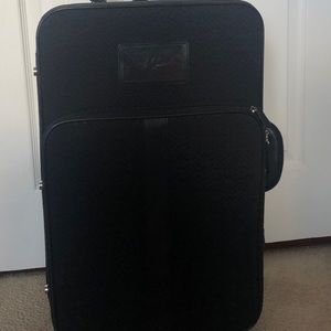 COACH LUGGAGE WHEELED CARRY ON IN SIGNATURE CANVAS